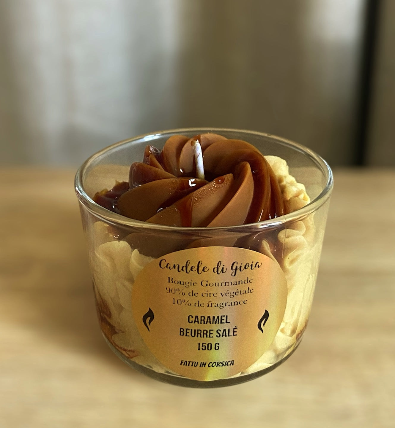 Bougie gourmande au Caramel Beurre Salé