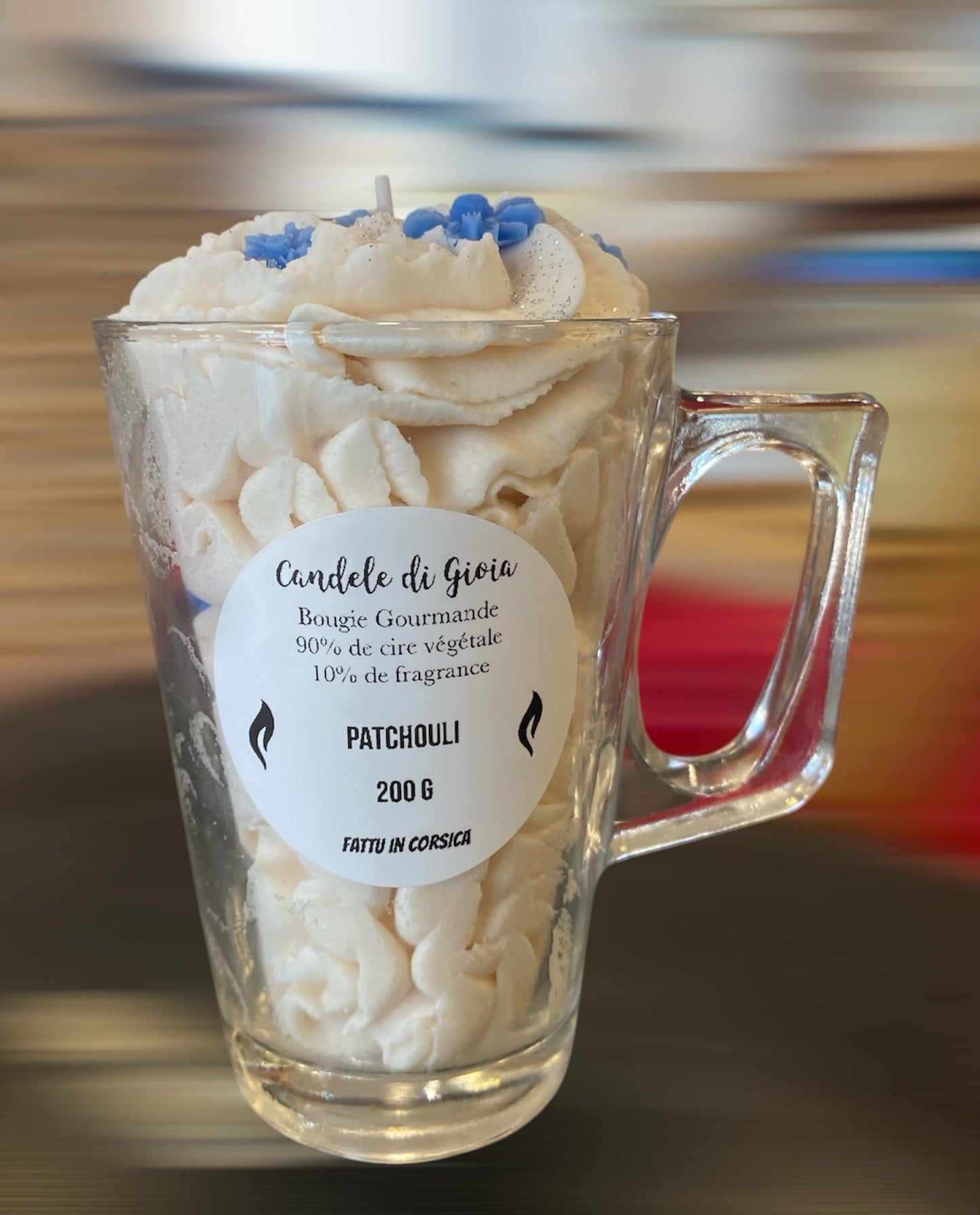 Bougie gourmande au "patchouli"