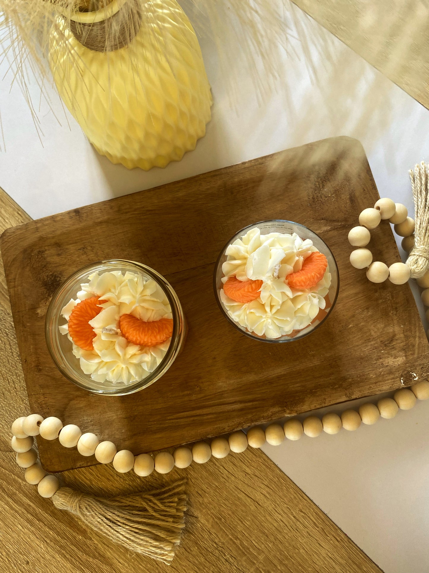 Bougie gourmande à la Clémentine