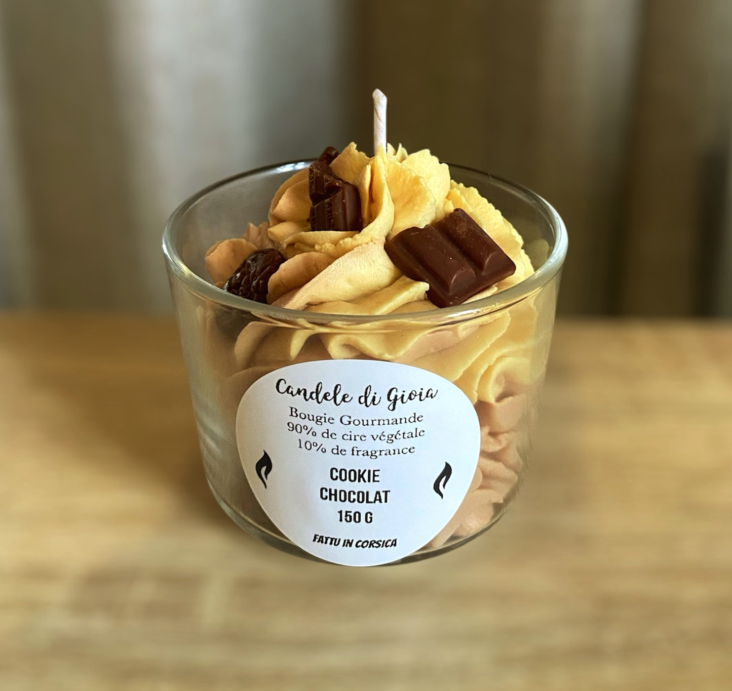 Bougie gourmande au Cookie Chocolat