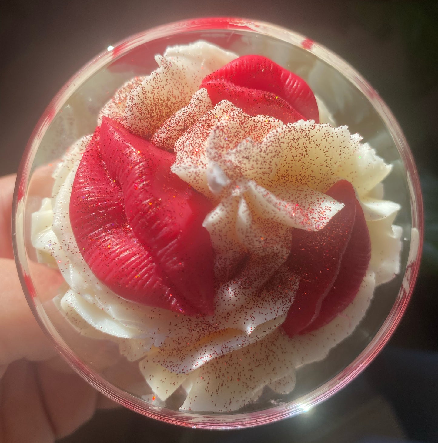Bougie gourmande aux "Fruits rouges"