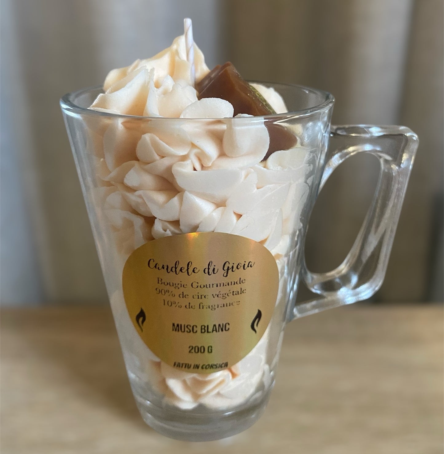 Bougie gourmande au Musc blanc