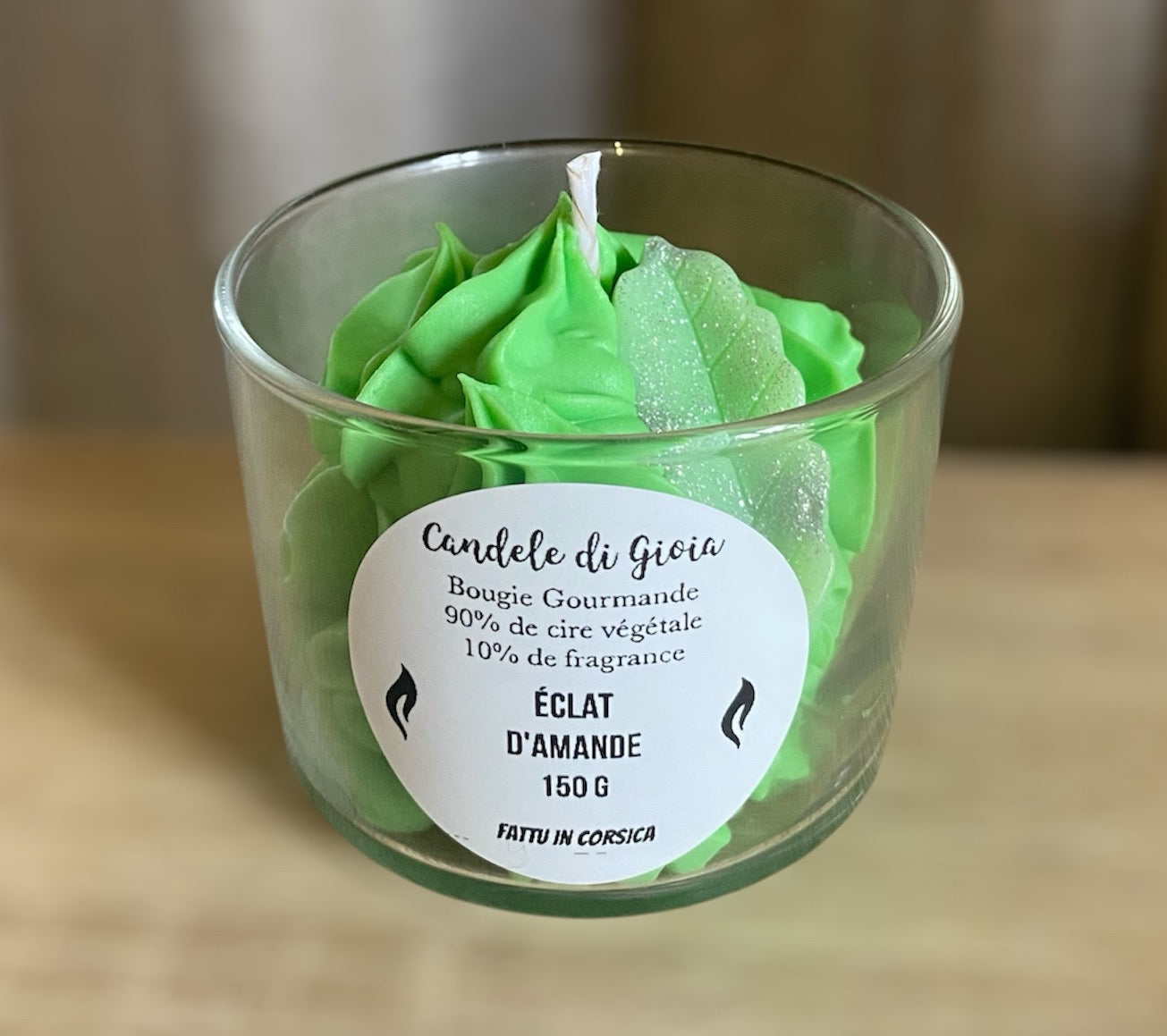 Bougie gourmande aux Éclats d'amande