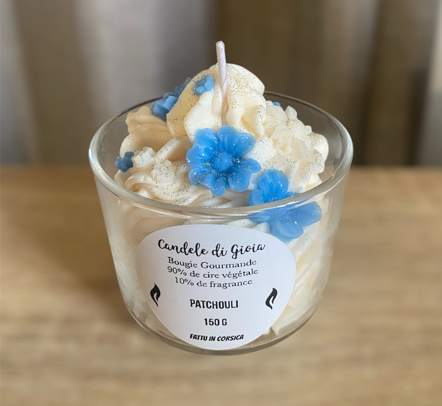 Bougie gourmande au "patchouli"