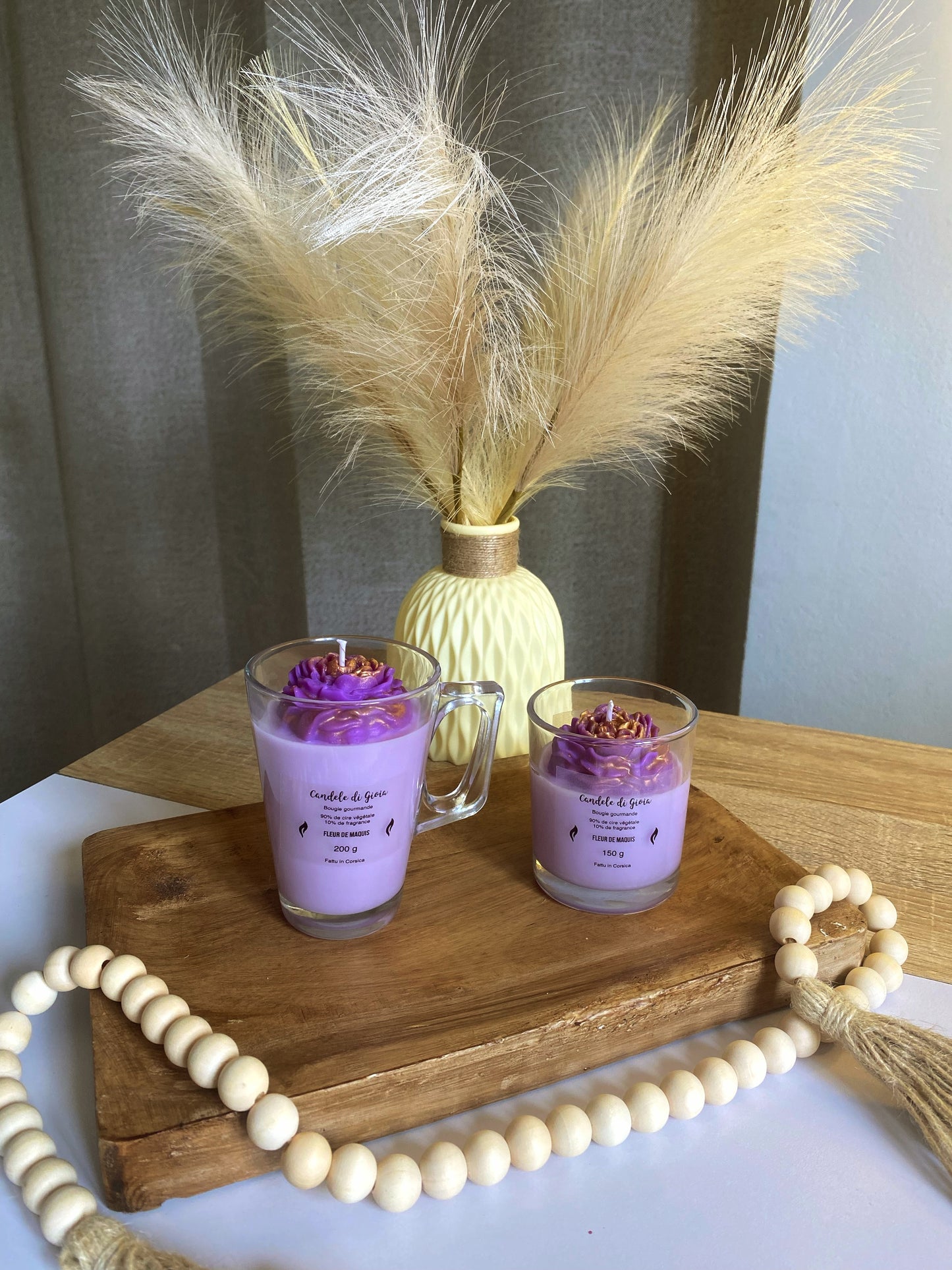 Bougie gourmande à la fleur de maquis