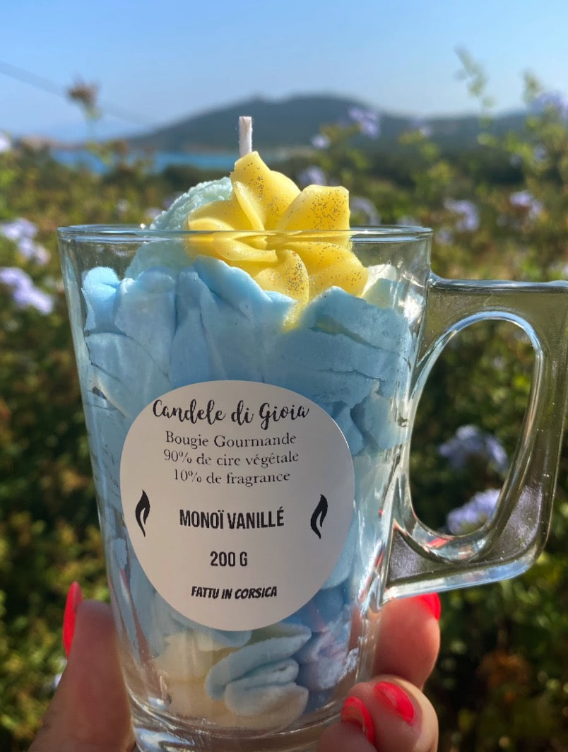 Bougie gourmande au Monoï Vanillé